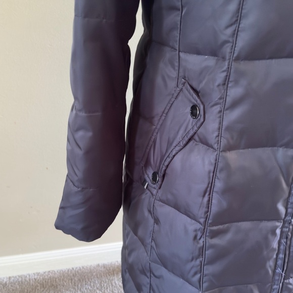 NAUTICA Navy Down Feather Puffer Coat Size Small - Picture 7 of 11